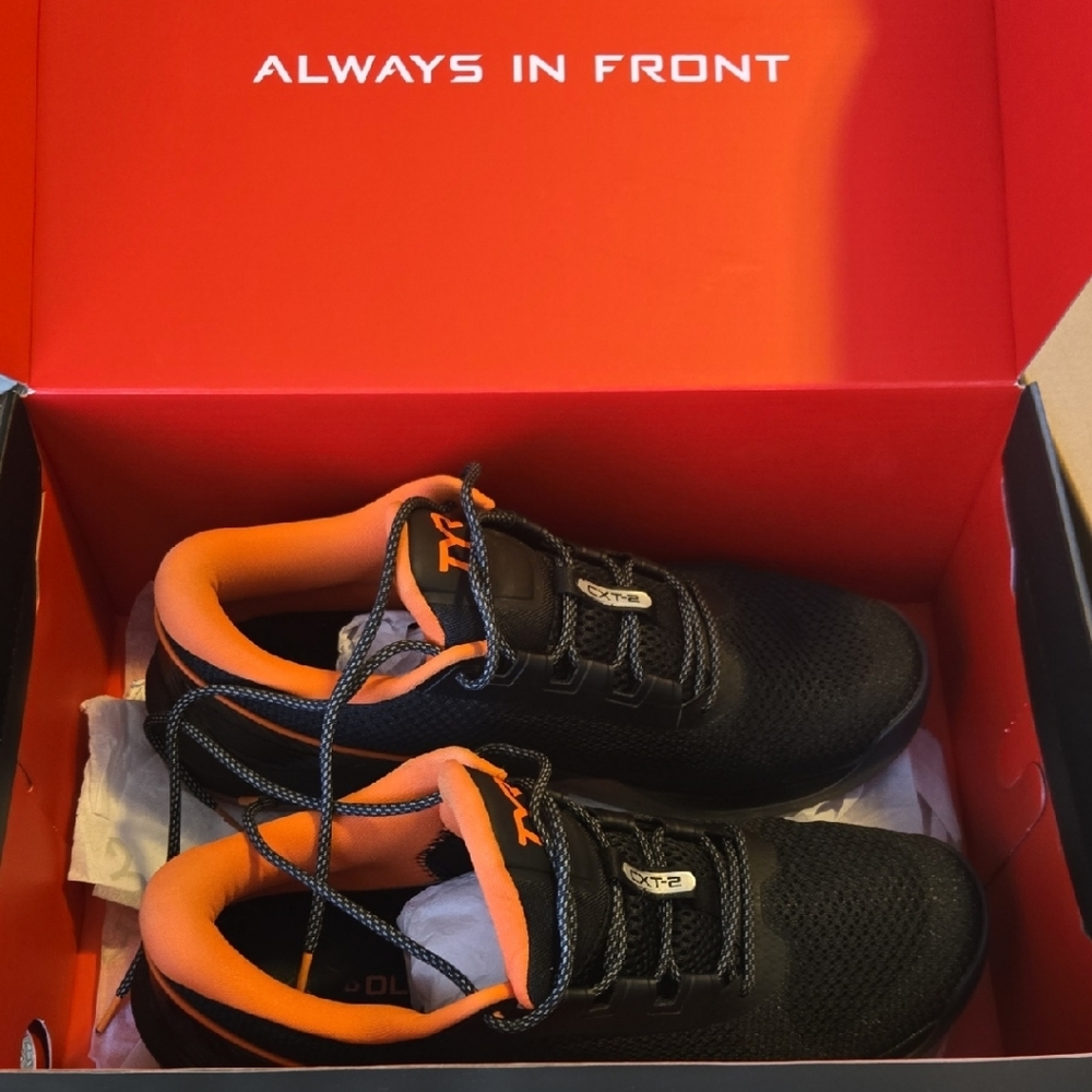 TYR Black and Orange Athletic Shoes